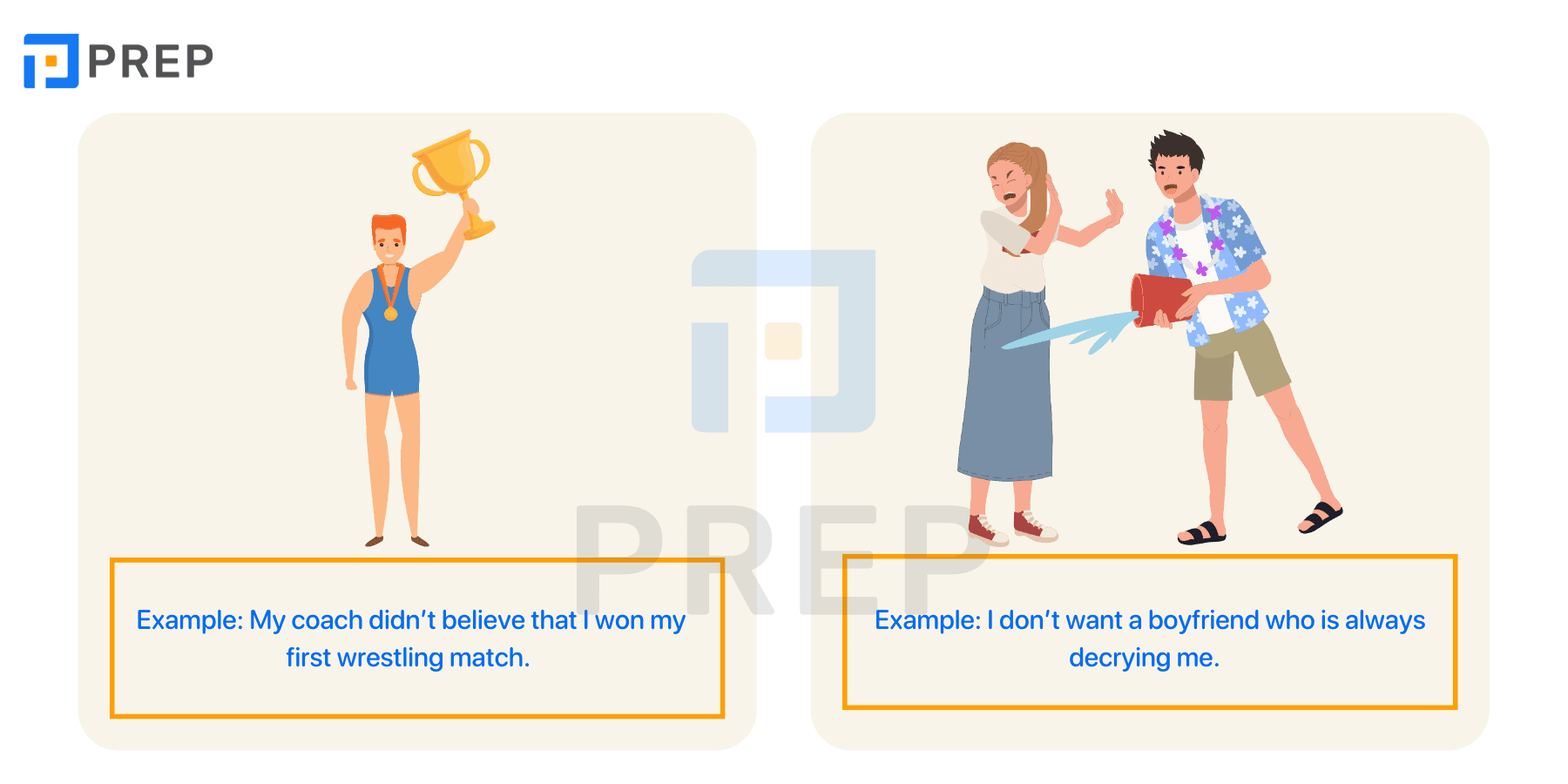 Adjective clauses require a subject and a verb