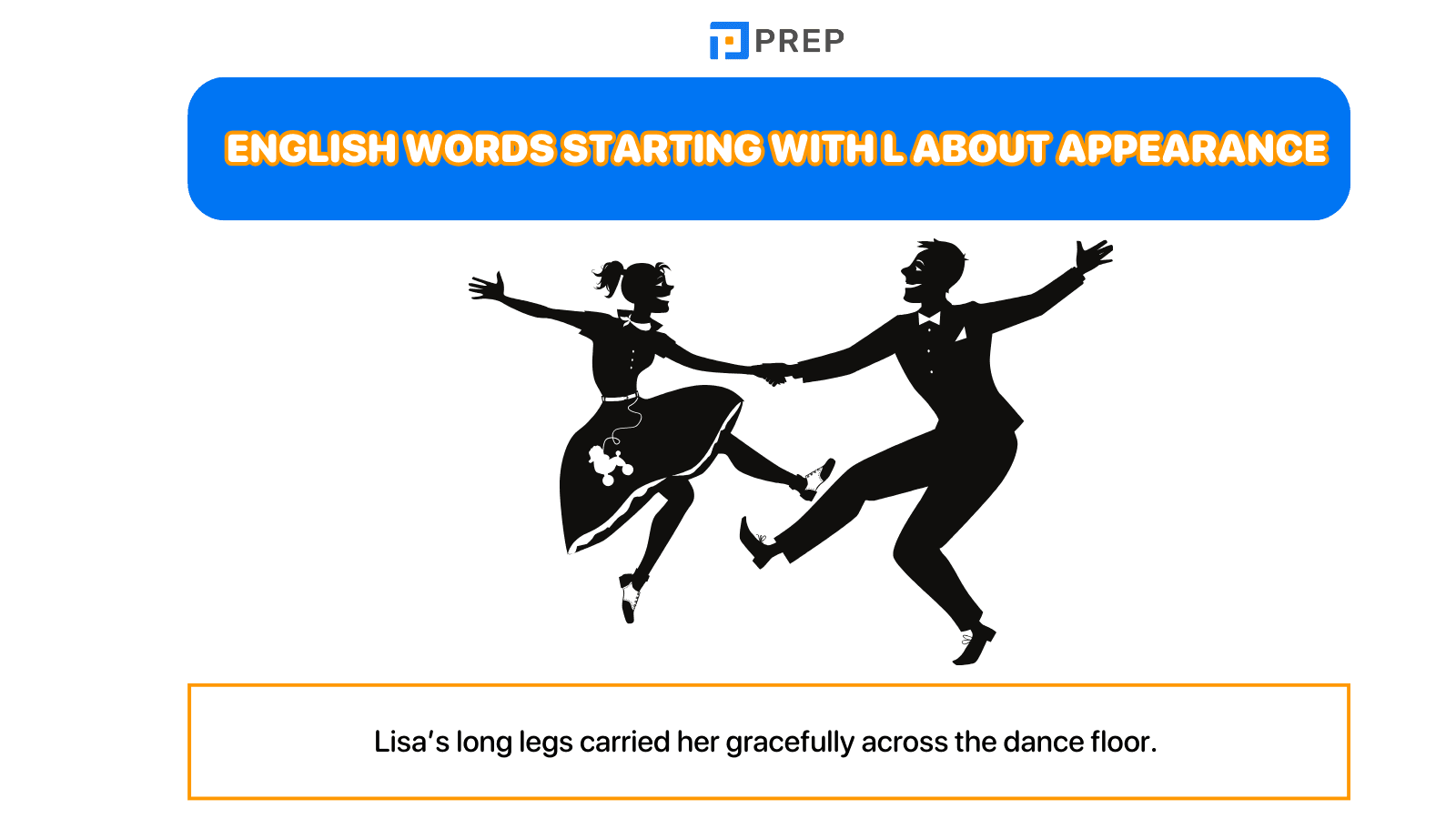 English words starting with L about appearance