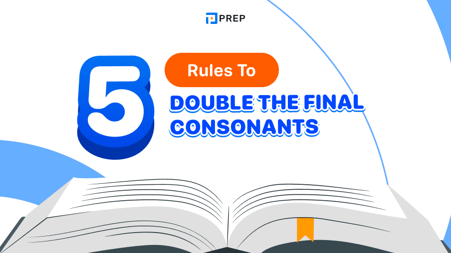 5 rules to double the Final Consonants