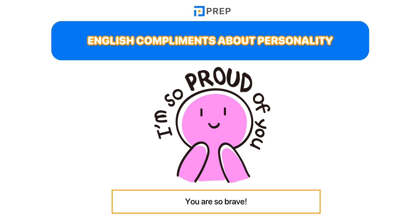 English compliments about personality