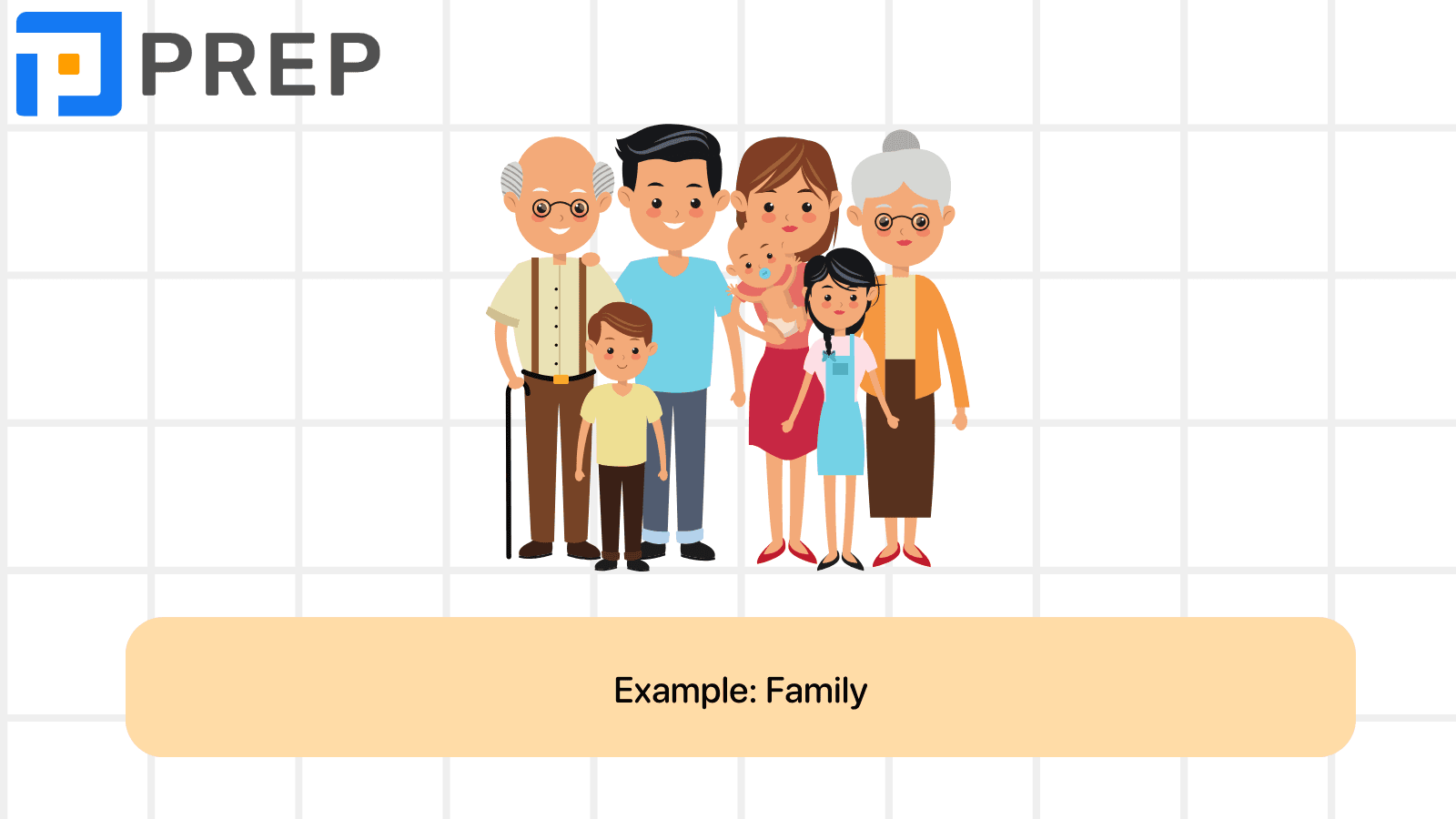 A1 English vocabulary: Family & Friend