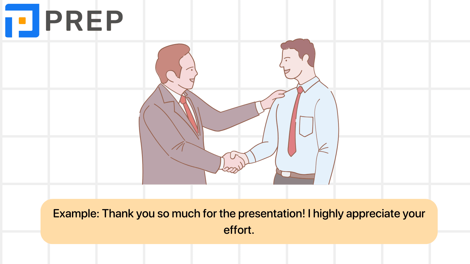 Formal expressions to say thank you in English